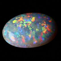 1.335ct 天然ホワイトオパール オーストラリア 遊色抜群 最高品質〔Australia White opal 宝石 jewelry ナチュラル natural 裸石 loose 〕_画像4