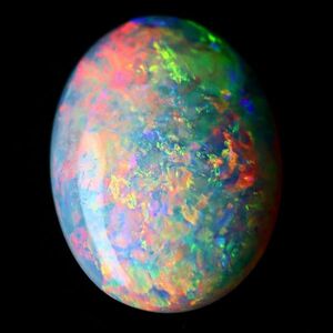 2.445ct 天然ホワイトオパール オーストラリア 最高品質 遊色抜群 〔Australia White opal jewelry natural ナチュラル loose ルース〕