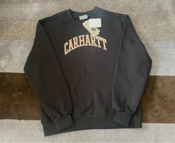 新品☆Carhartt(カーハート)裏起毛ロゴ入りプルオーバー スウェット☆