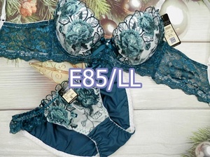 PS03-E85/LL ブラジャー＆ショーツセット ブラ&ショーツセット 下着 ランジェリー 脇高ブラジャー 脇高ブラ