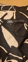 ZARA 花柄シャツワンピース シアー ベルト付_画像3