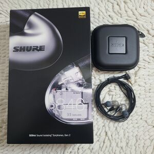 SE846 第2世代 eイヤホン購入 グラファイトシルバー 外箱あり SHURE 程度良好