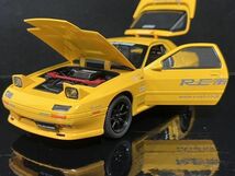 マツダ RX-7 FC mazda 1/24 H142 イエロー ミニカー_画像9