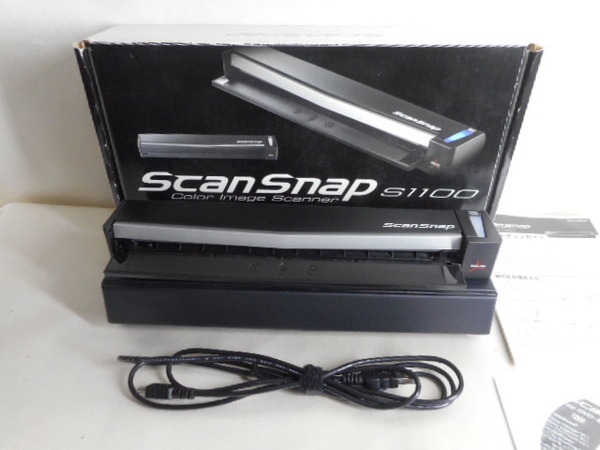 Fujitsu ScanSnap　S-1100【美品】【別売ハードケース付】