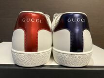 GUCCI スニーカー 9.5 (27.5-28) Ace シェリーラインベルクロ　ホワイト　シェリーライン_画像4