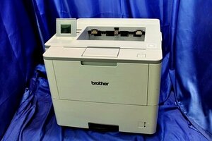 印字OK/50ppm/61066枚　◆ブラザー ジャスティオ A4 モノクロプリンタ JUSTIO HL-L6400DW　 49555Y