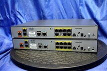 2台セット Cisco/シスコ 890シリーズ サービス統合型ルーター ★892J-K9 V02/ 汎用ACアダプター付★ 49631Y_画像3