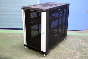  god god 017 Manufacturers unknown / server rack cabinet 20 -inch (18U) size approximately :W600×D1100×H( caster .)990mm( postage 0 jpy . is no * separate )