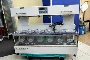 Toyama/富山産業 6連式 Dissolution Tester 溶出試験器 NTR-6200A　 49959Y