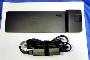 3台入荷 HP ▲2013 / HSTNN-IX10 D9Y32AA▼　ウルトラスリム ドッキングステーション ACアダプター付き　35336Y