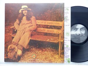 【US盤】George Harrison(ジョージ・ハリスン)「Dark Horse(ダークホース)」LP（12インチ）/Apple Records(SMAS-3418)/ポップス