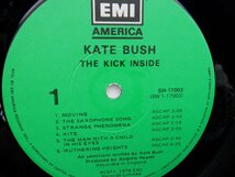 Kate Bush(ケイト・ブッシュ)「The Kick Inside」LP（12インチ）/EMI America(SW-17003)/洋楽ロック_画像2