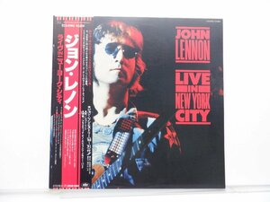 【見本盤】John Lennon(ジョン・レノン)「Live In New York City(ライブINニューヨーク・シティ)」LP（12インチ）(ECS-91160)