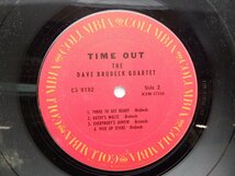 The Dave Brubeck Quartet(デイヴ・ブルーベック)「Time Out」LP（12インチ）/Columbia(CS 8192)/Jazz_画像2