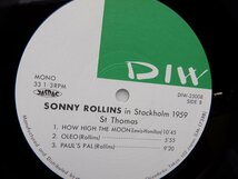 Sonny Rollins Trio「St Thomas - Sonny Rollins Trio In Stockholm 1959」LP（12インチ）/DIW(DIW-25008)/ジャズ_画像2