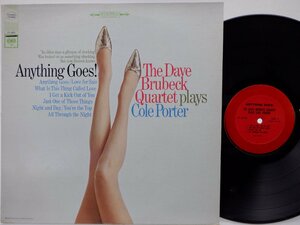 The Dave Brubeck Quartet「Anything Goes! The Dave Brubeck Quartet Plays Cole Porter」LP（12インチ）/Columbia(CL 2602)/ジャズ