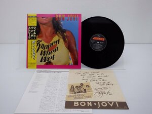 Bon Jovi(ボン・ジョヴィ)「Slippery When Wet(ワイルド・イン・ザ・ストリーツ)」LP（12インチ）/Mercury(28PP-1025)/洋楽ロック