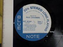 【帯付】Paul Chambers Quartet「Bass On Top」LP（12インチ）/Blue Note(GXF 3016 / BST 81569)/Jazz_画像2