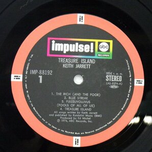Keith Jarrett「Treasure Island」LP（12インチ）/Impulse!(IMP-88192)/ジャズの画像2
