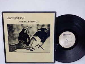 Don Sampson「Americansongs」LP/フォーク