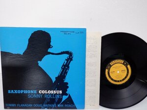 Sonny Rollins(ソニー・ロリンズ)「Saxophone Colossus(サキソフォン・コロッサス)」LP（12インチ）/Prestige(SMJ-6501)