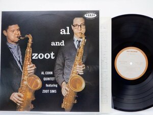 Al Cohn Quintet「Al And Zoot」LP（12インチ）/MCA Records(VIM-5508 (M))/ジャズ
