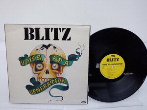 Blitz 「Voice Of A Generation」LP（12インチ）/No Future Records(PUNK 1)/洋楽ロック