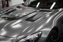 ●メルセデス・ベンツ C190 AMG GT/GTS用天窓/ダクト付きカーボンボンネット/綾織/炭素繊維/人気商品/iMP_画像4