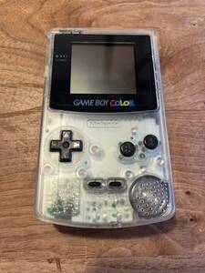 【動作確認済み】GAME BOY COLOR 本体 クリアカラー ゲームボーイ カラー ニンテンドー