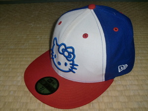 ニューエラ　ハローキティ サンリオ　キャップ 帽子　頭周り59.6cm　7 1/2　New Era　Hello Kitty