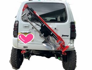 ☆ジムニー☆jimny☆JB23☆ハイリフトジャッキホルダー☆スコップホルダー☆ハイリフトジャッキスコップホルダー☆(3)