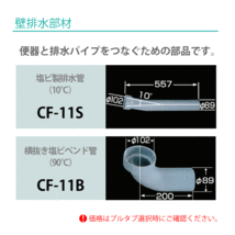 便器 LG便器(手洗なし・壁排水) 便座なし C-100P,DT-4550 リクシル イナックス LIXIL INAX ★_画像5