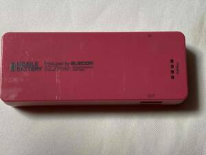 * Elecom ELECOM charger DE-M01L-1920 pink battery * rechargeable lithium ion rechargeable battery 