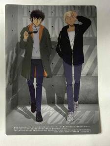 ★名探偵コナン　松田陣平＆降谷零 オリジナルB5下敷き 「劇場版 名探偵コナン ハロウィンの花嫁×セブンイレブン キャンペーン」購入特典