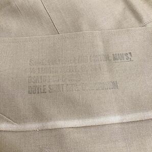 Ac22-2 半袖シャツ ミリタリー シャツ M相当 カーキ 無地 メンズ オープンカラーシャツ 胸ポケット ショートスリーブ トップスの画像5
