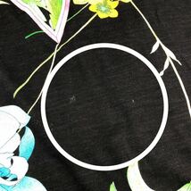 Gc24 LEONARD FASHION レオナールファッション セットアップ ネイビー 花柄 レディース 上下セット シルク混 Ｖネック ジップアップ_画像10