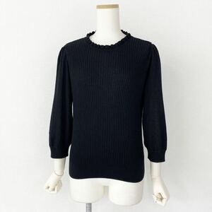 Mc4 NATURAL BEAUTY BASIC Natural Beauty Basic long sleeve knitted tops rib knitted low gauge knitted lady's woman clothes M