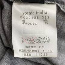 Ec15 yoshie inaba ヨシエイナバ 長袖トップス ハイネックトップス 長袖シルクトップス ストレッチ◎ バックジップ◎ メンズ 紳士服 M_画像5