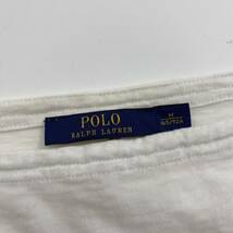 Ec15 POLO RALPH LAUREN ポロラルフローレン 長袖トップス サブリナネック 長袖ボーダー柄カットソー コットン100% レディース 女性服 M_画像5