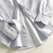 Hc22-3 Maker's Shirt 鎌倉シャツ 長袖シャツ ドレスシャツ ストライプシャツ コットン100% ビジネス 14.5/37 Mサイズ相当 メンズ 紳士服_画像4