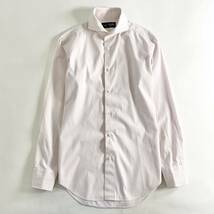 Hc22-13 日本製 Maker's Shirt 鎌倉シャツ225Liberty 長袖シャツ ドレスシャツ ワイシャツ ストライプ スリムフィット 14.5/37 M メンズ_画像1