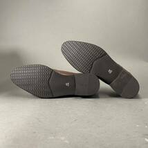 Cc26《新品保管品》TAKA:Q タカキュー ビジネスシューズ ウイングチップ レザー 革靴 ブラウン 40/25cm メンズ 紳士靴_画像5
