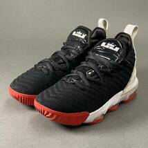 Dc26 NIKE LeBron 16 GS ナイキ レブロン バスケットシューズ バッシュ ハイカット スニーカー 23.5cm レディース 女性靴_画像1