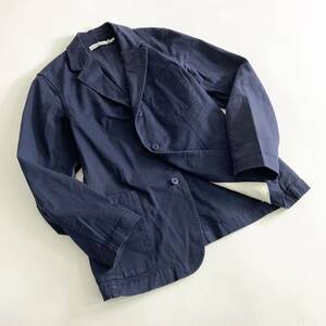 Ic27 nonnative ノンネイティブ テーラードジャケット コットンジャケット ネイビー 0/Sサイズ 伸縮ストレッチ◎ メンズ 紳士服