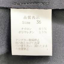 Ec27 HYALINES ハイアリン テーラードジャケット アンコンジャケット 薄手 36 Sサイズ相当 ブラック フォーマル レディース 女性用_画像7