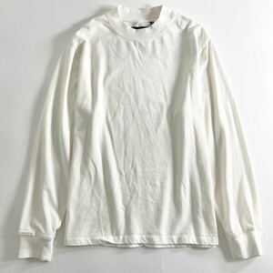 Bc29 ESSENTIALS エッセンシャルズ 長袖カットソー サイズS ホワイト メンズ ロンT ロングスリーブ Tシャツ コットン ロゴ トップス