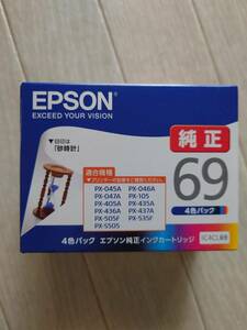 エプソン純正◆インクカートリッジ◆砂時計◆IC4CL69 4色パック EPSON