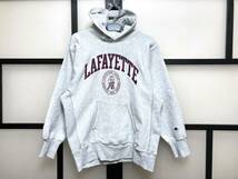 90s チャンピオン リバースウィーブ スウェット パーカー USA製 / 90年代 CHAMPION REVERSE WEAVE PARKA LAFAYETTE スエット アメリカ製_画像2