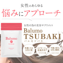 【新品・即決・送料込】 Balumo TSUBAKI バルモ ツバキ AGA クリニック エクオール 女性用 サプリメント ｜ 補償つき 全国送料無料_画像4