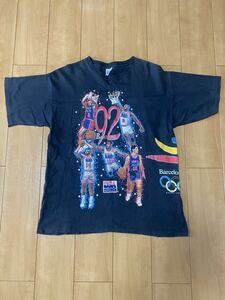 1992年 バルセロナ五輪 ドリームチーム Tシャツ ジョーダン マジック 90s 90年代 ビンテージ 古着 NBA ブルズ レイカーズ ウォリアーズ